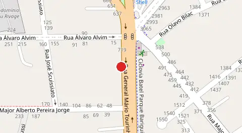 Mapa da localização