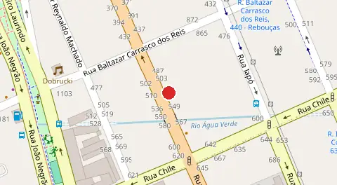 Mapa da localização