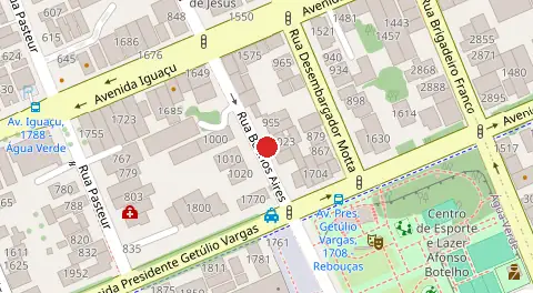 Mapa da localização
