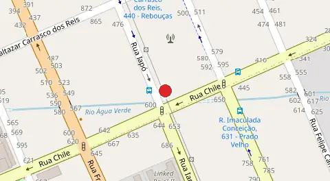 Mapa da localização