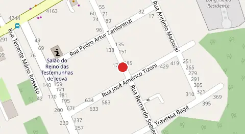 Mapa da localização