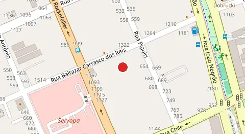 Mapa da localização