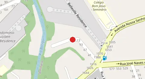 Mapa da localização