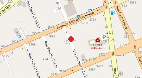 Mapa da localização