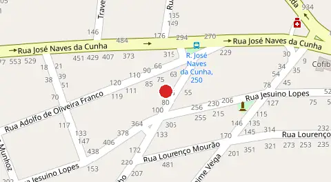 Mapa da localização