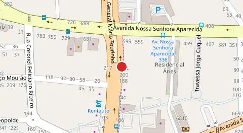Mapa da localização