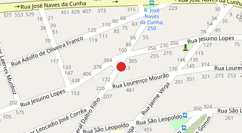 Mapa da localização