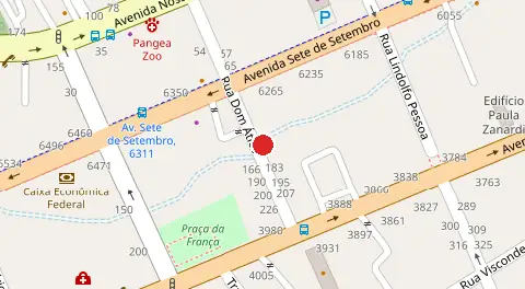 Mapa da localização
