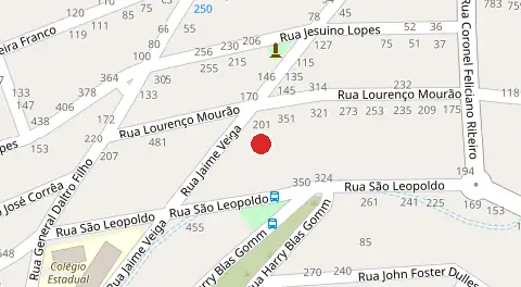 Mapa da localização