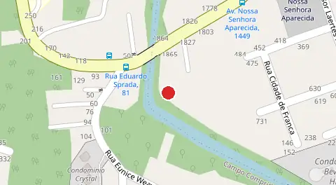 Mapa da localização