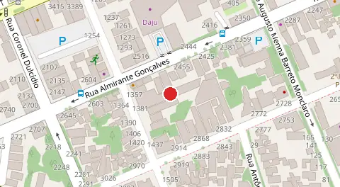 Mapa da localização