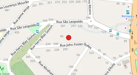 Mapa da localização