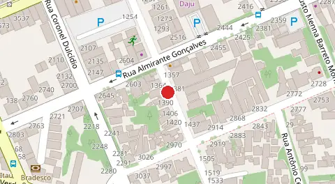 Mapa da localização