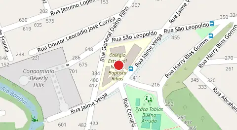 Mapa da localização