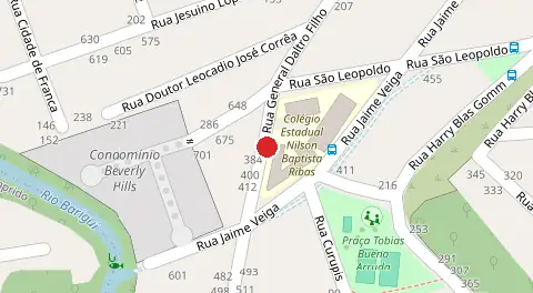 Mapa da localização