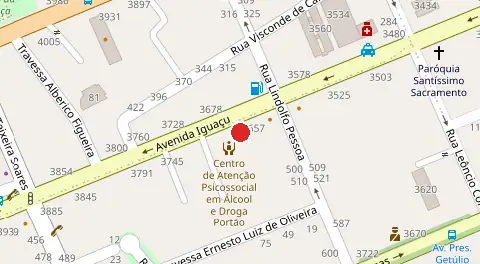 Mapa da localização