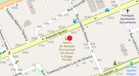 Mapa da localização