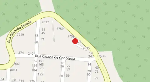 Mapa da localização