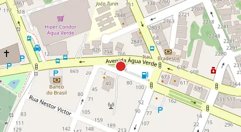 Mapa da localização