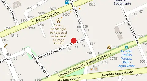 Mapa da localização
