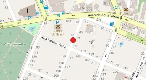 Mapa da localização