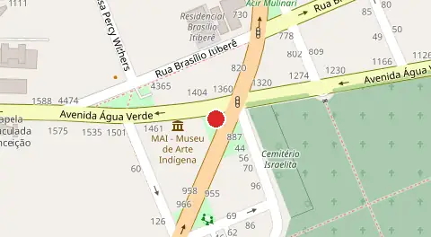 Mapa da localização
