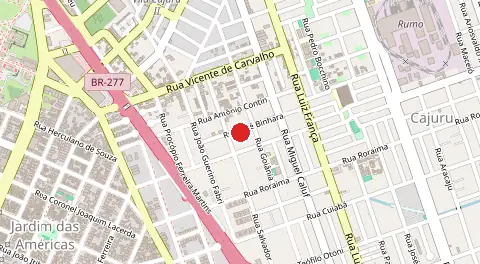 Mapa de Cajuru
