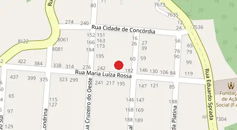 Mapa da localização