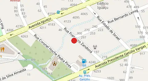 Mapa da localização