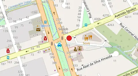 Mapa da localização