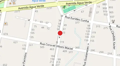 Mapa da localização