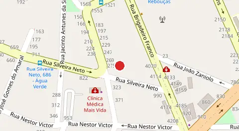 Mapa da localização