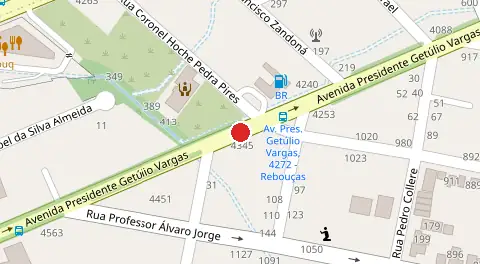 Mapa da localização