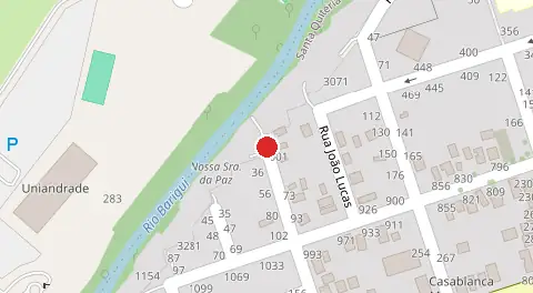 Mapa da localização