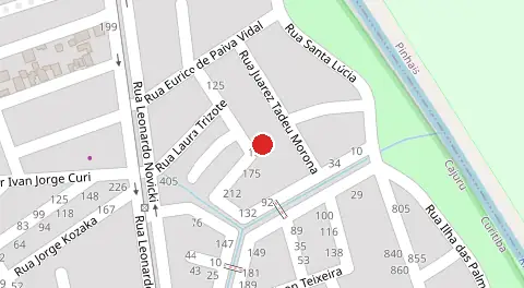 Mapa da localização