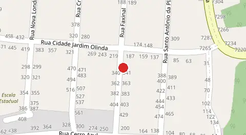 Mapa da localização