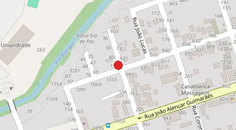Mapa da localização