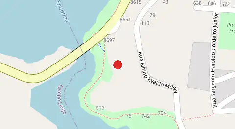Mapa da localização