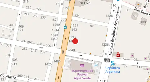 Mapa da localização