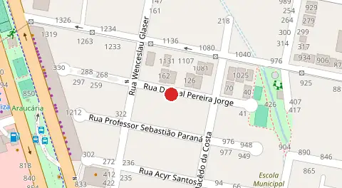 Mapa da localização