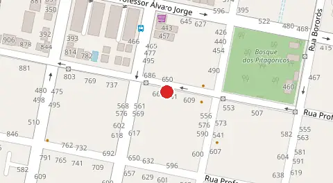 Mapa da localização