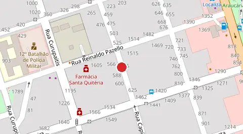 Mapa da localização