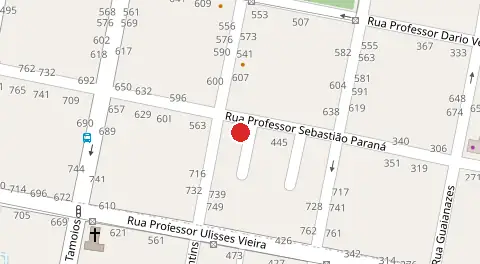 Mapa da localização