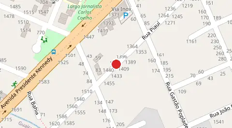 Mapa da localização