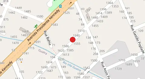 Mapa da localização
