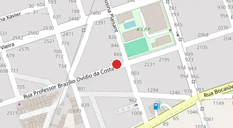 Mapa da localização