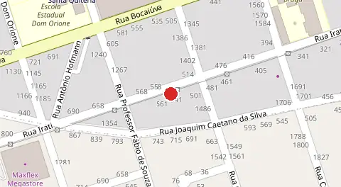 Mapa da localização