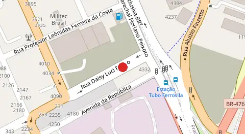 Mapa da localização