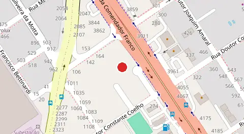 Mapa da localização