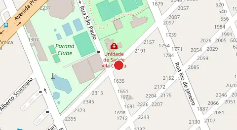 Mapa da localização